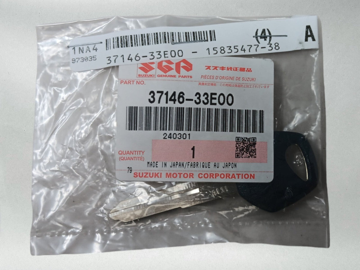 Suzuki OEM Authentic 1996 - 2023 DR650vSE Ignition Key Blank 37146-33E00