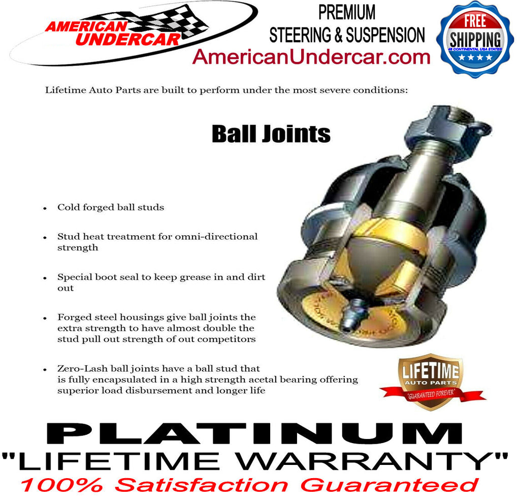 Lifetime Steering and Suspension Kit | 2017-2019 Ford F550 Super Duty 2WD | Wide Frame