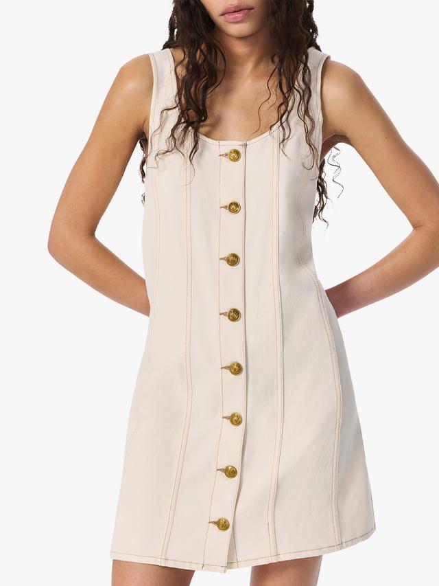 Rag & Bone Women's Featherweight Laney Sleeveless Dress - White - Size 14UK
