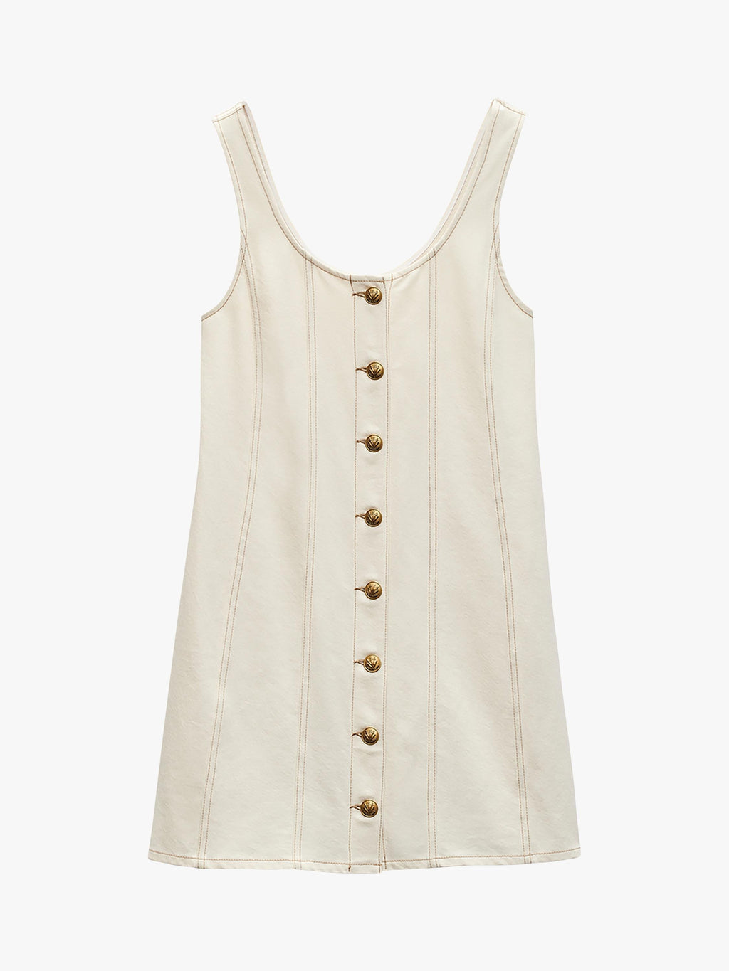 Rag & Bone Women's Featherweight Laney Sleeveless Dress - White - Size 14UK