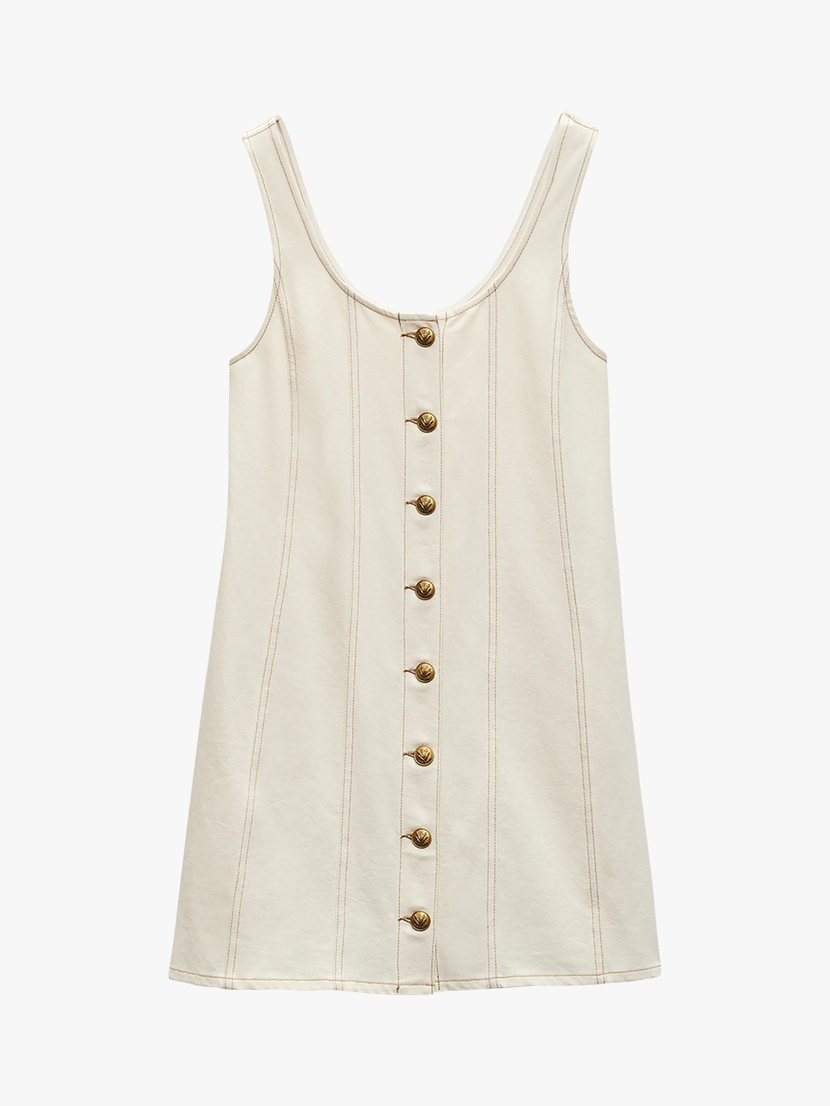 Rag & Bone Women's Featherweight Laney Sleeveless Dress - White - Size 14UK