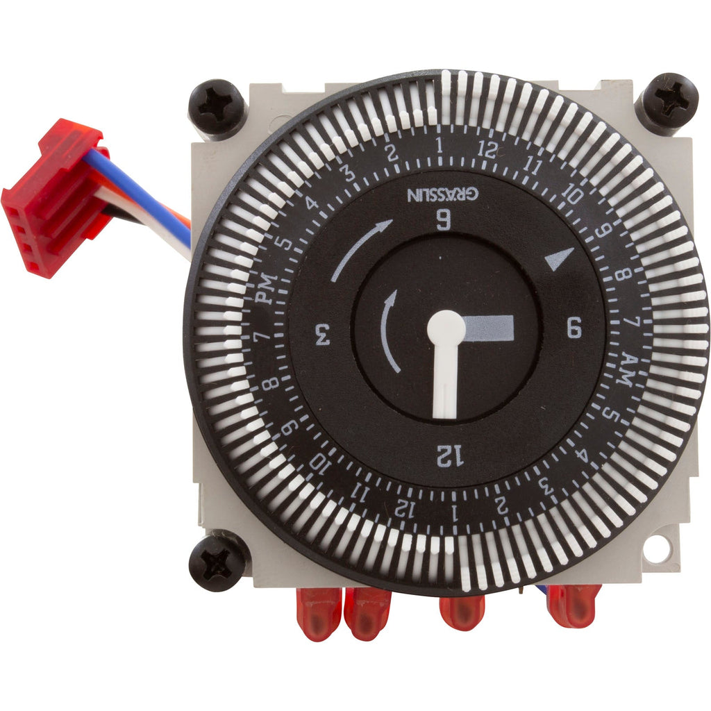 Timer, Grasslin, SPDT, Panel Mount, 24 vac, 24hr, w/Harness TMRLX
