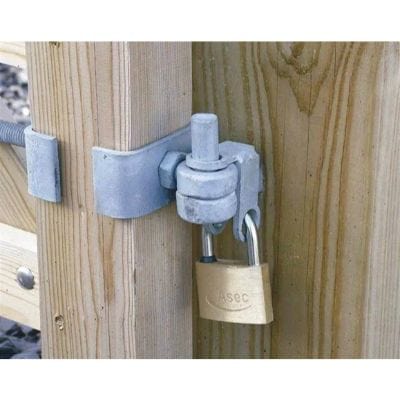 Galvanised Anti Lift Device for Timber Field Gates incl Padlock