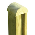 Half Round Post Cap for Use with 100mm x 100mm Post