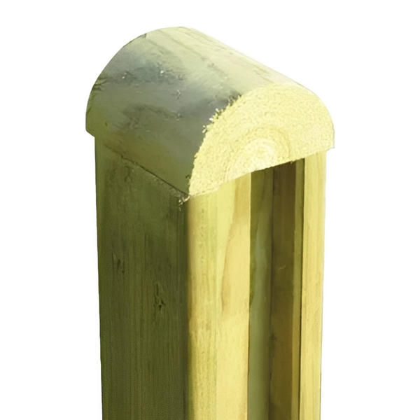 Half Round Post Cap for Use with 100mm x 100mm Post