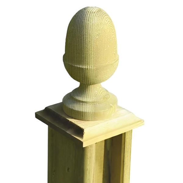 Large Acorn Post Cap for Use with 100mm x 100mm Slotted Posts