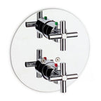 Loft Chrome 1/2" Built-In Thermostatic Bath/Shower Mixer With Diverter