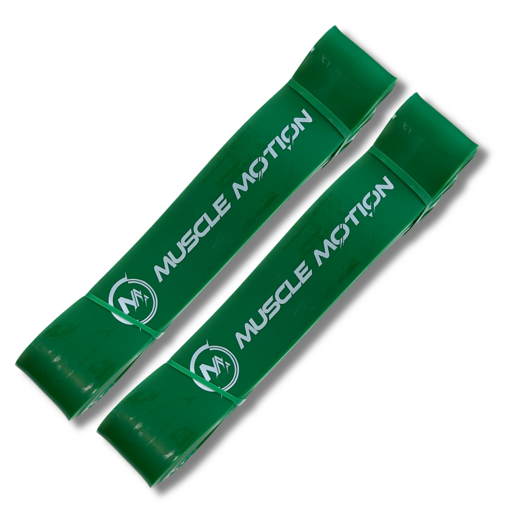 Muscle Motion Power Bands package - 2 X Red, Black, Purple & Green Bands (Package Price)