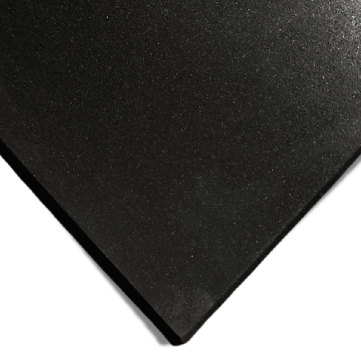 Muscle Motion Premium Commercial Rubber Gym Flooring - Black 1m x 1m x 15mm
