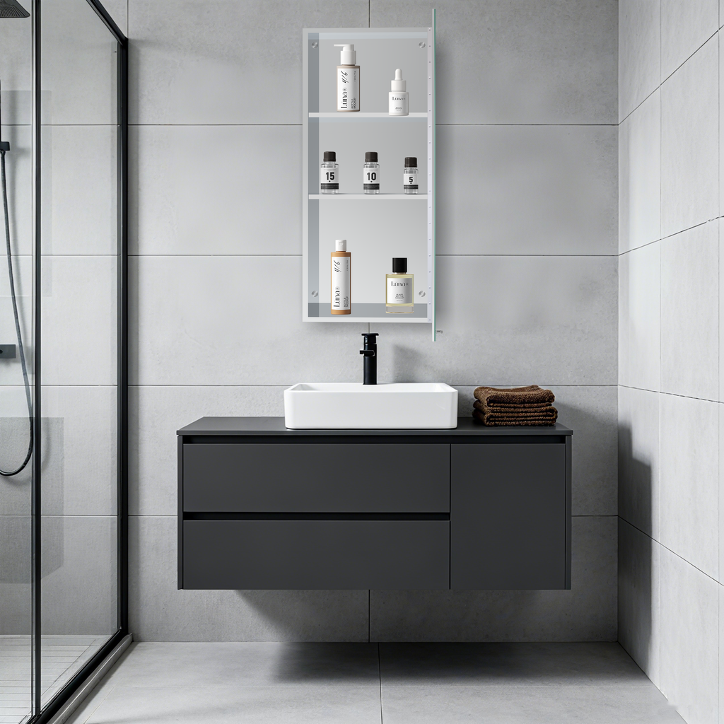 Revo  Non Illuminated Mirror Cabinet