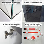 Coral Reef 90 Gallon Aquarium Ultra Clear Glass Tank & Built in Sump Silver