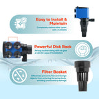 Aqua Dream Aquarium Undergravel Filter Water Pump Oxygen 320 GPH