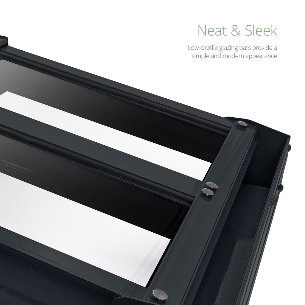 Glass-Like Evolution Canopy (Unglazed) - Grey