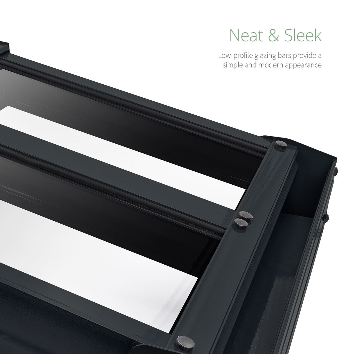 Glass-Like Evolution Canopy (Unglazed) - Grey
