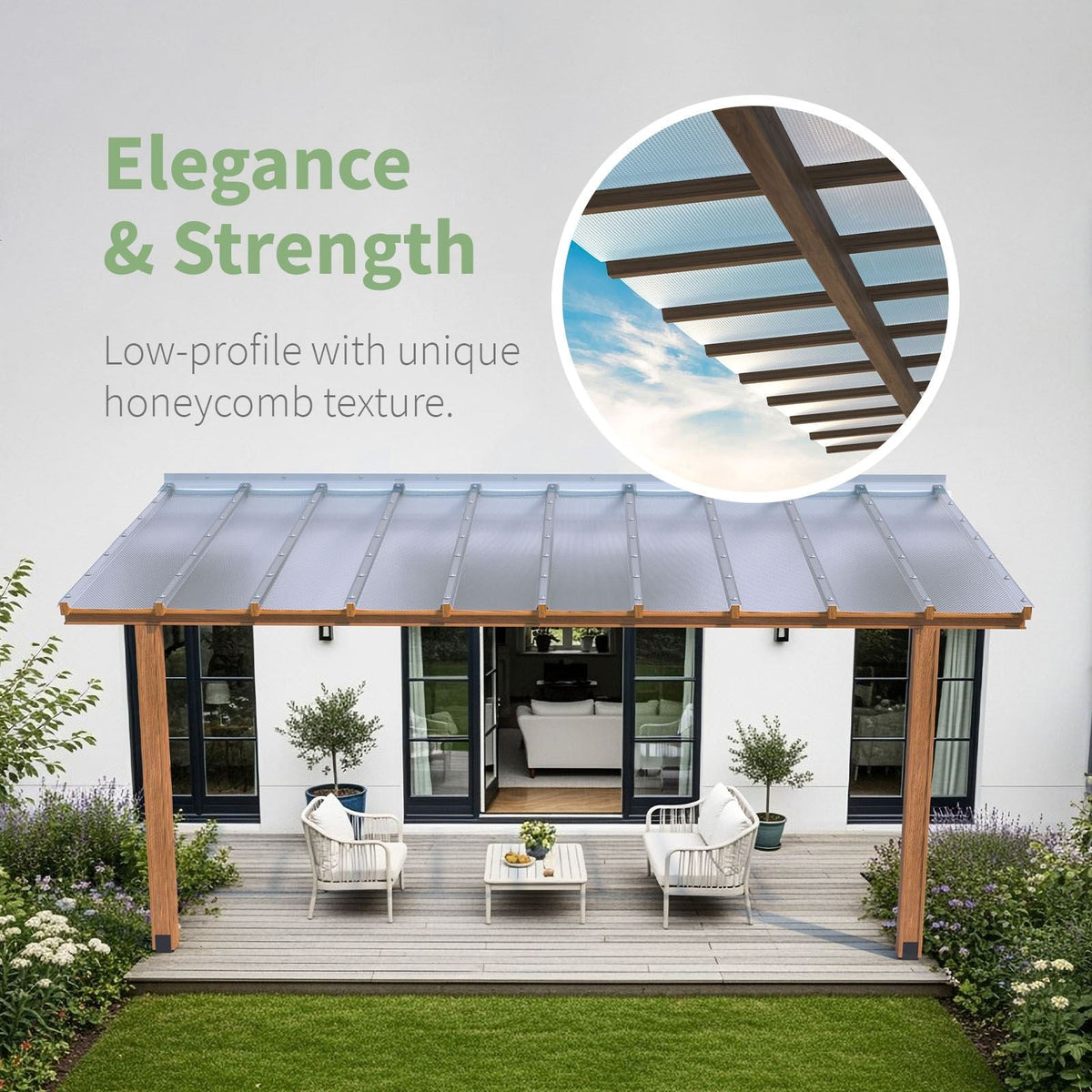 EZ Glaze Beehive Polycarbonate Sheet
