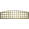 Convex Trellis Fence Panel Topper - 0.56m x 1.83m