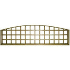 Convex Trellis Fence Panel Topper - 0.56m x 1.83m