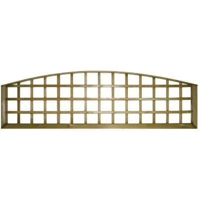 Convex Trellis Fence Panel Topper - 0.56m x 1.83m