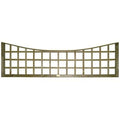 Concave Trellis Fence Panel Topper - 0.56m x 1.83m