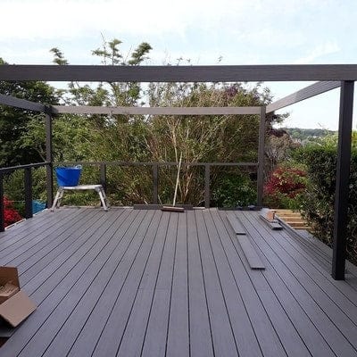 Triton WPC Double Faced Decking Board Sample