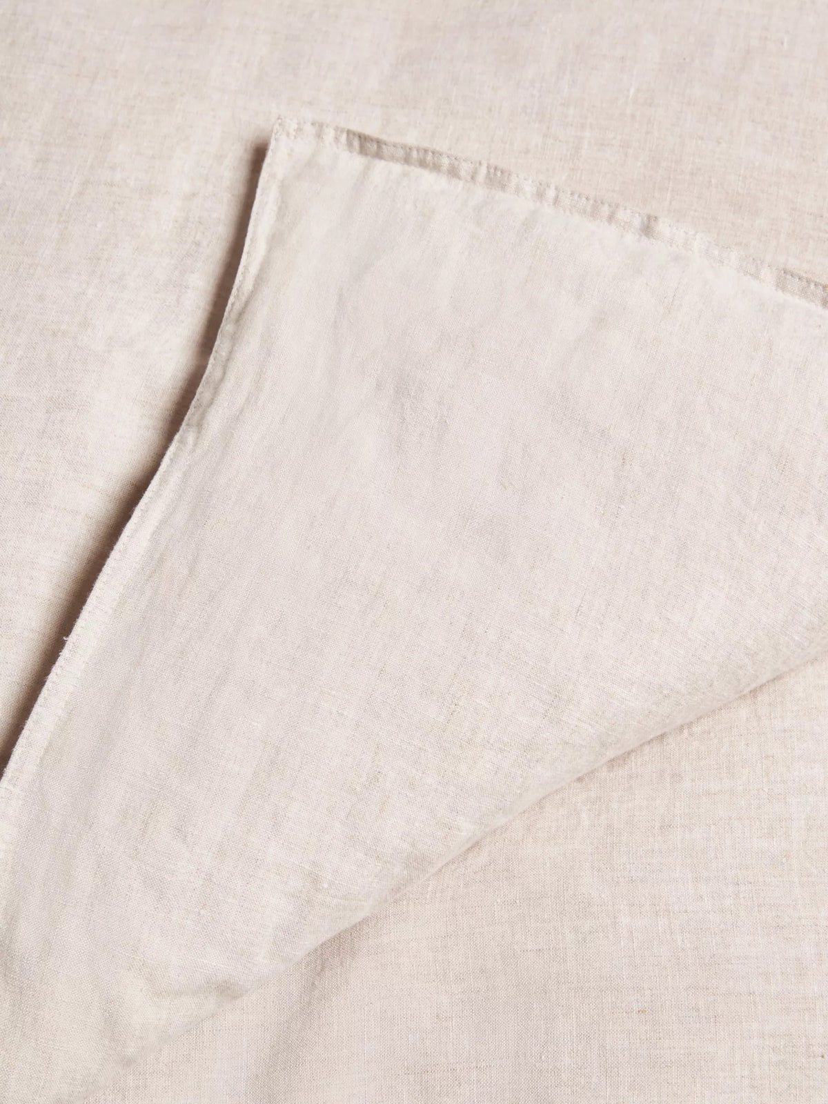 John Lewis Comfy & Relaxed Washed Linen King Size Duvet Cover - Undyed