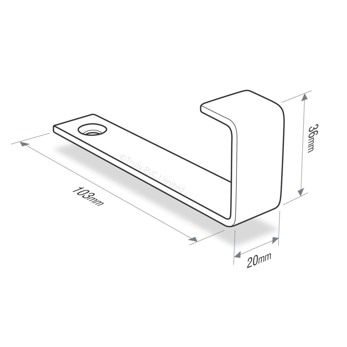 Sunwood TGS25M Glazing Support Bracket (5 Pack)