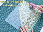 12 Quilting Rulers(2.5",3.5",4.5",5",5.5",6",6.5",7",8.5",9",10",12") - color: Multi