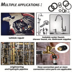 770Pcs O-Ring Assortment Kit 18 Sizes Nitrile Rubber - style: 18 Size/770 Pcs