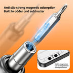 Small Precision Electric Screwdriver 46-in-1, Mini Rechargeable Cordless Electric Screwdriver, Precise Power Tool Drill High Torque for Computer or Household Repair Tool Set