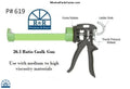 619 - 26.1 Ratio Caulk Gun - Green