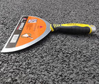 Large Putty Scraper, 10" Stainless Steel Putty Knives with Plastic Ergonomic Handle for Taping Paint Wall Floor Tile, Metal Spackle Tools Knife,Remover for Wood, Wallpaper Scraper(10") - size: 10"
