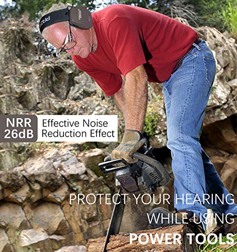 PROHEAR 016 NRR 26dB Shooting Ear Protection, Slim Passive Earmuffs - color: Brown