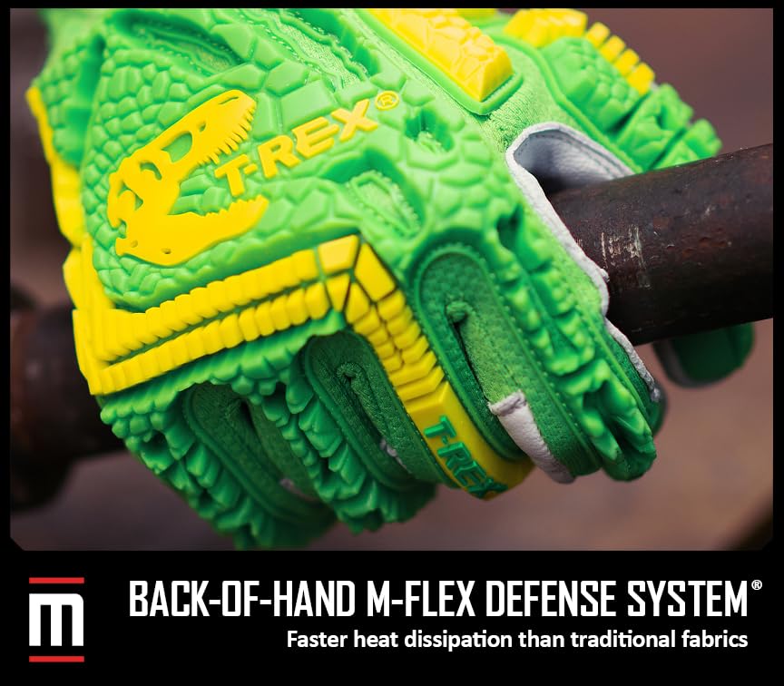 MAGID TRX743 ANSI A6 Cut-Resistant Windstorm Series® Hi-Vis Impact Gloves, 6 Pairs, Size 5/XXS - size: 5/XXS, style: 6 Pairs