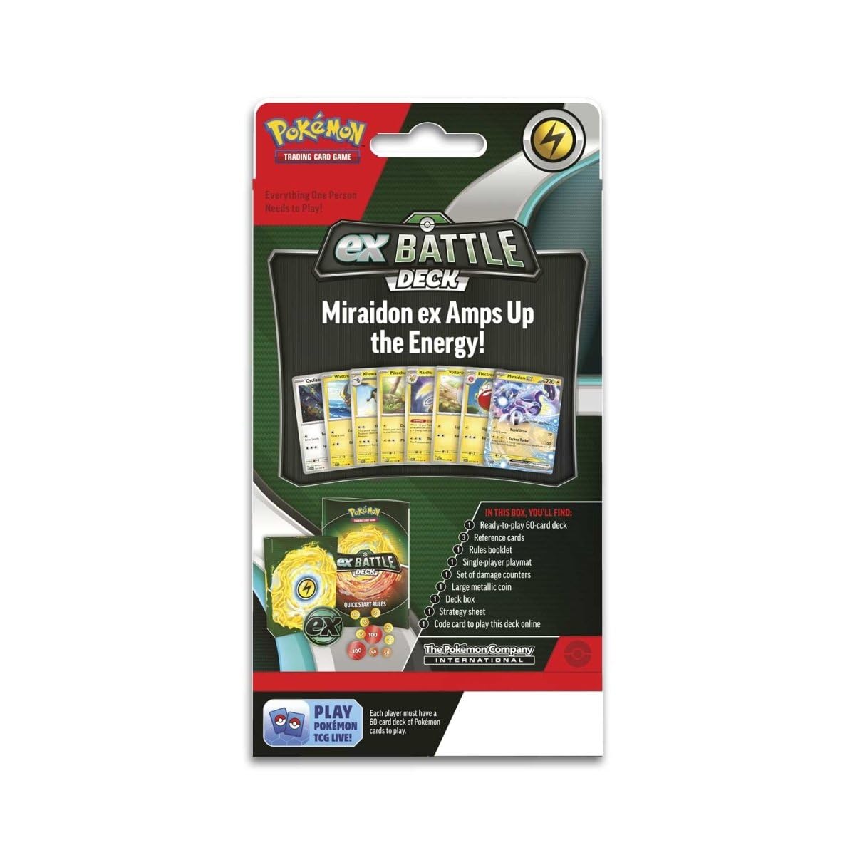 Pokemon TCG: Miraidon EX Battle Deck