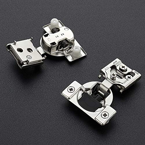 Soft Close Hinges for Kitchen Cabinet Hinges, 1/2 Inch Overlay, 10 Pack - size: 1/2 inch Overlay