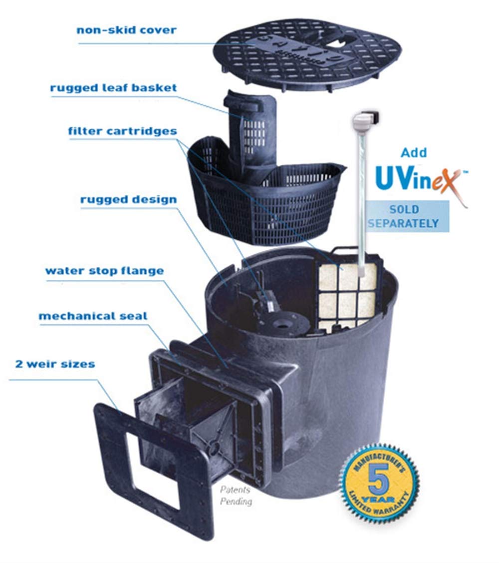 Compact Skimmerfilter - Base Unit (no Faceplate)