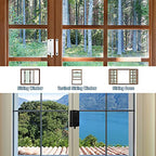 Sliding Window Sash Locks White ZUONAI 2 Pack Cam Sash Locks for Double Hung Window Latch Lock Security Vinyl Window Sash Lock and Keeper Replacement for Vertical and Horizontal Sliding Windows - color: White