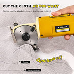 Electric Rotary Fabric Carpet Cutter heavy duty 1"Cutting Thickness 110V