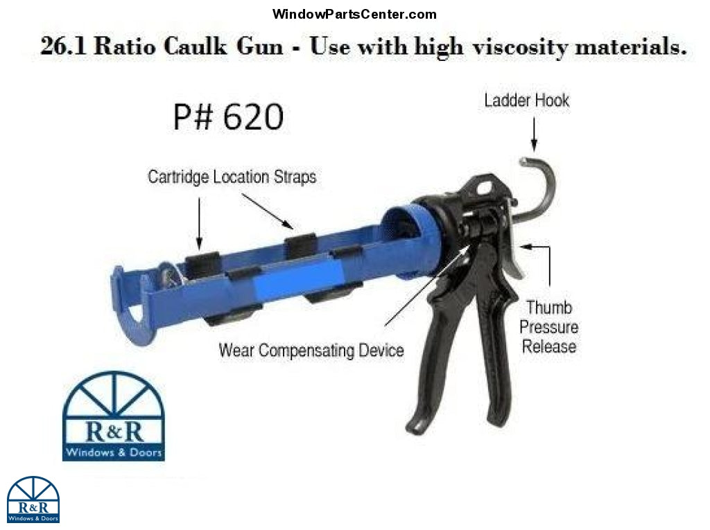 620 - 26.1 Ratio Caulk Gun - Blue
