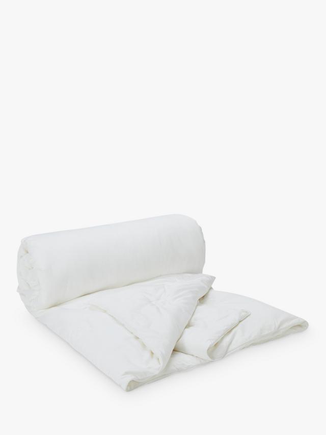 Gingerlily Silk Floss Summer Breathable Double Bed Duvet 2-4 Tog - White