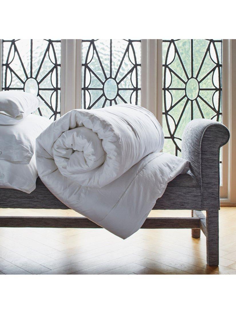 Gingerlily Silk Floss Summer Breathable Double Bed Duvet 2-4 Tog - White