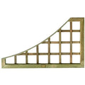 Winged Trellis Panel - Left Panel (100mm Squares) 0.56m x 0.94m