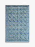 Gooch Luxury Hand Knotted Traditional Afghan Ersari Rug 300 x 200cm - Blue