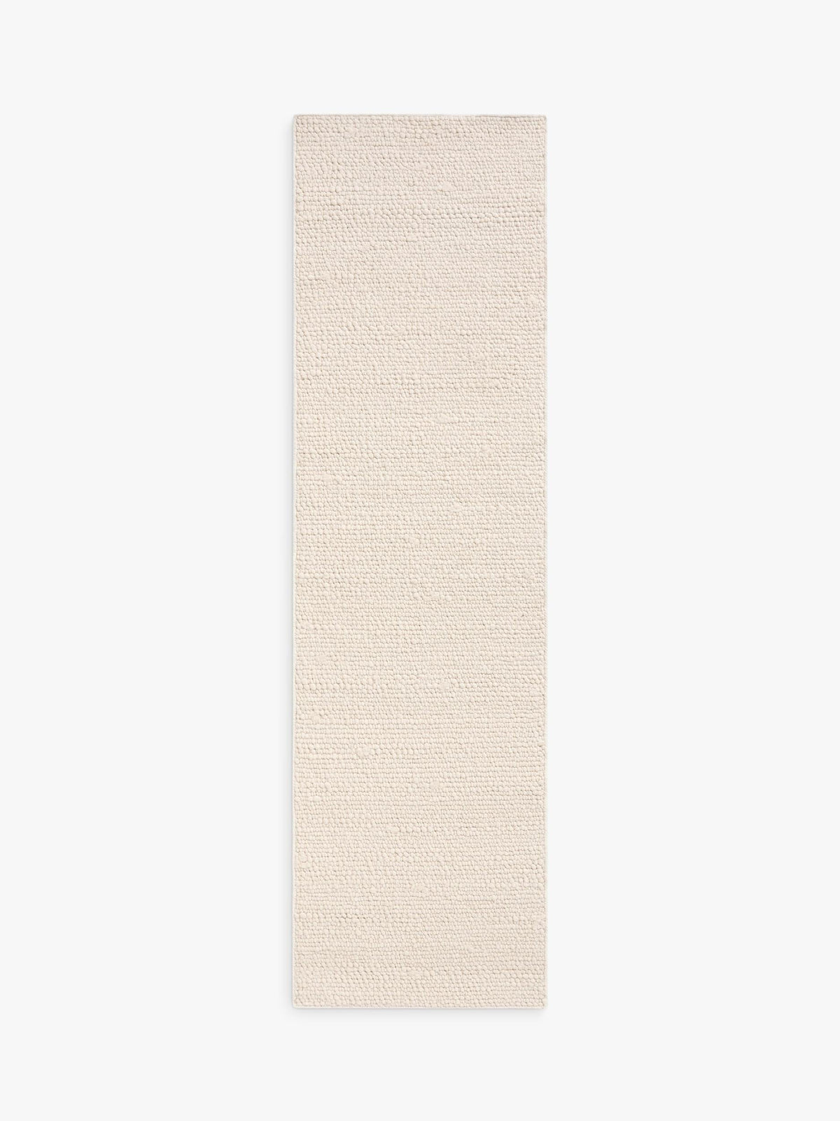 John Lewis Merino Wool Rich Boucle Hand Woven Rug L240 x W170cm - White