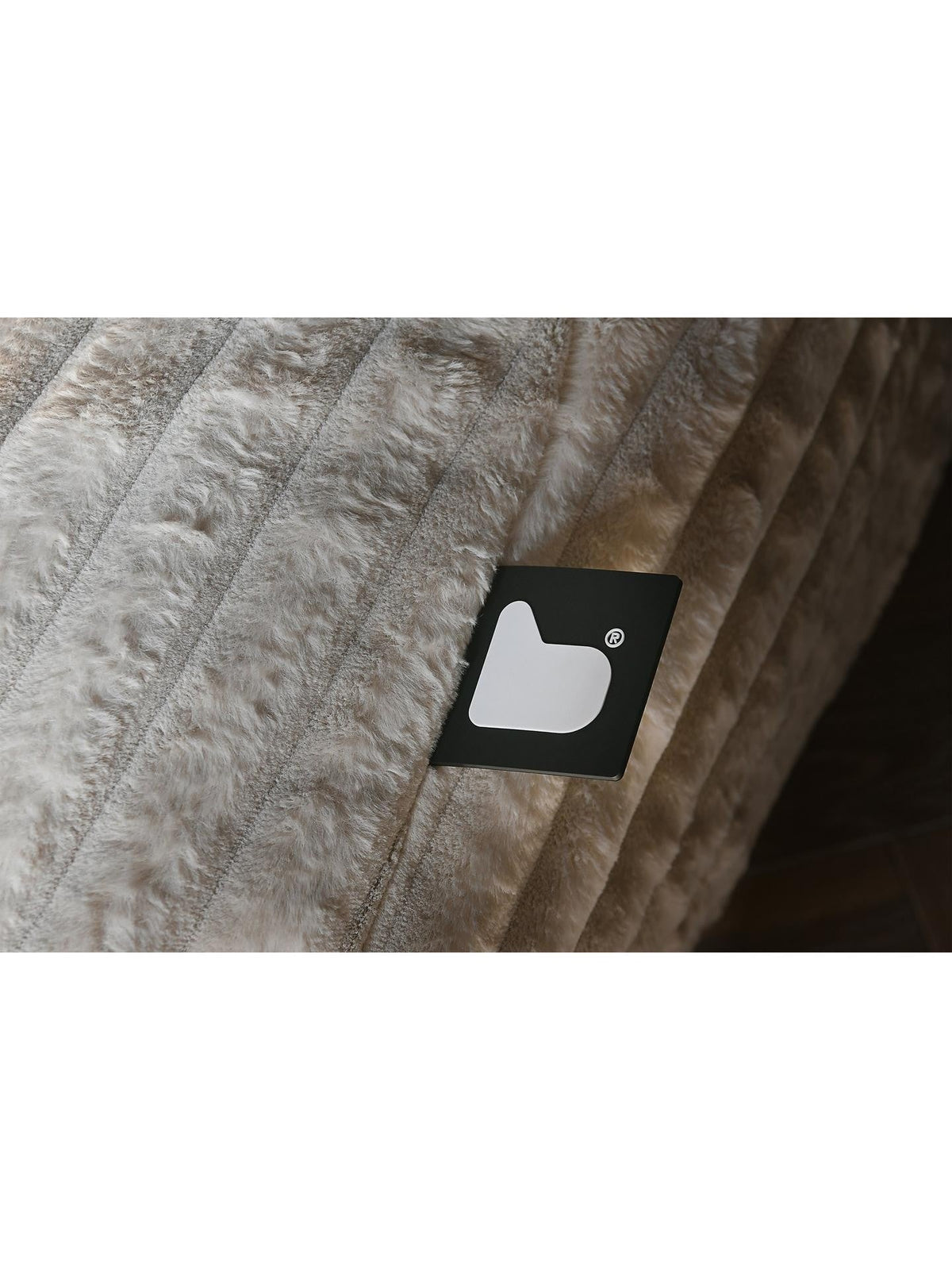 Extreme Lounging Cord Soft Decorative Indoor Seating Beanbag Chair - Natural
