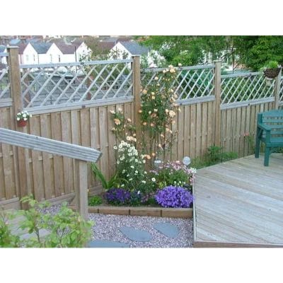 Level Top Hit and Miss Fence Panel Vertical Boards - All Sizes