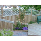 Level Top Hit and Miss Fence Panel Vertical Boards - All Sizes