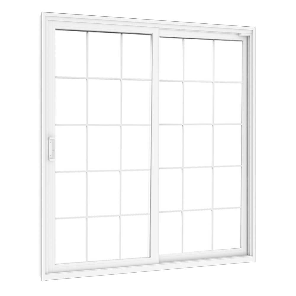 Vinyl Slider Patio Door 650 with Grilles Between the Glass
