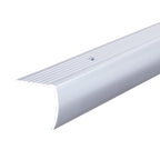 1-1/8 In. X 1-1/8 In. Polished Aluminum Stair Edging w/ Screw Nails