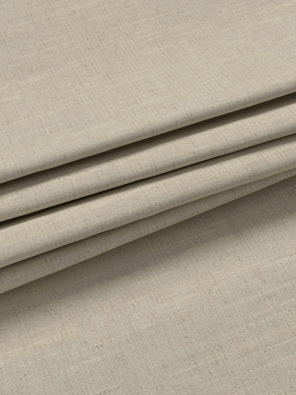 John Lewis Linen Twill Pencil Pleat Lined Curtains - 228 x 182cm - Natural